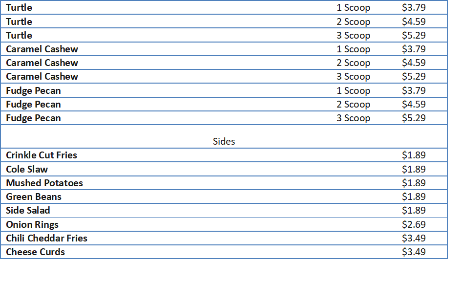 culvers prices and menu